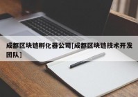 成都区块链孵化器公司[成都区块链技术开发团队]